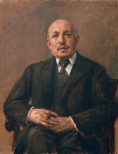 Samuel Fischer / Painting by Lieberman by Max Liebermann